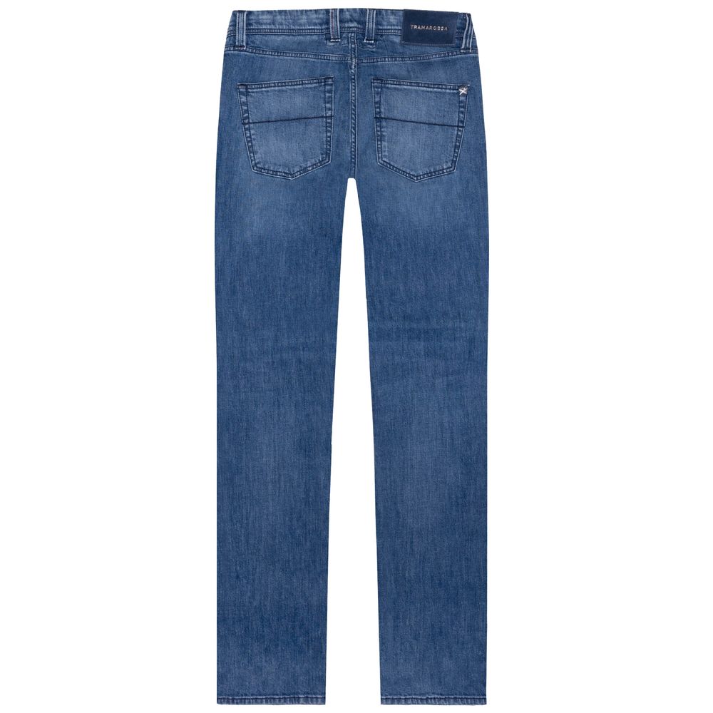 Blue Cotton Men's Jeans