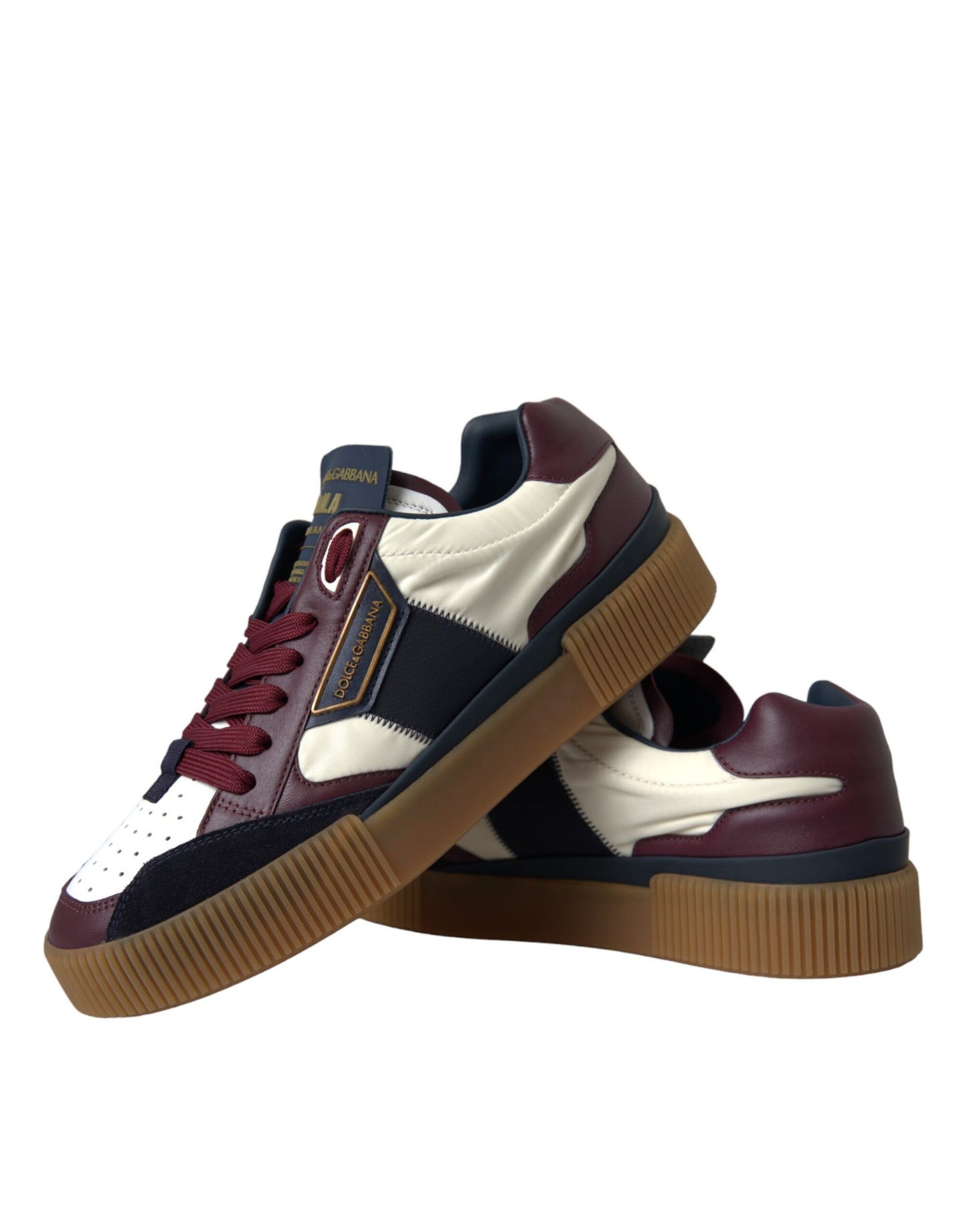 Multicolor Miami Leather Low Top Sneakers Shoes