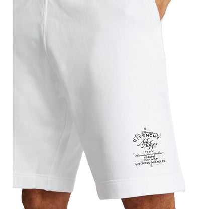 White Cotton Men Short