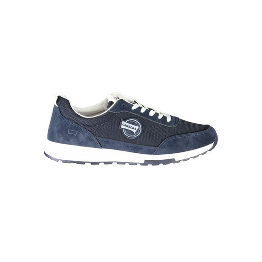 Blue Polyester Sneaker