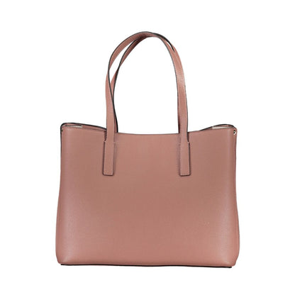 Pink Polyethylene Handbag