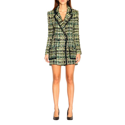 Elegant Forest Green Buttoned Jacket