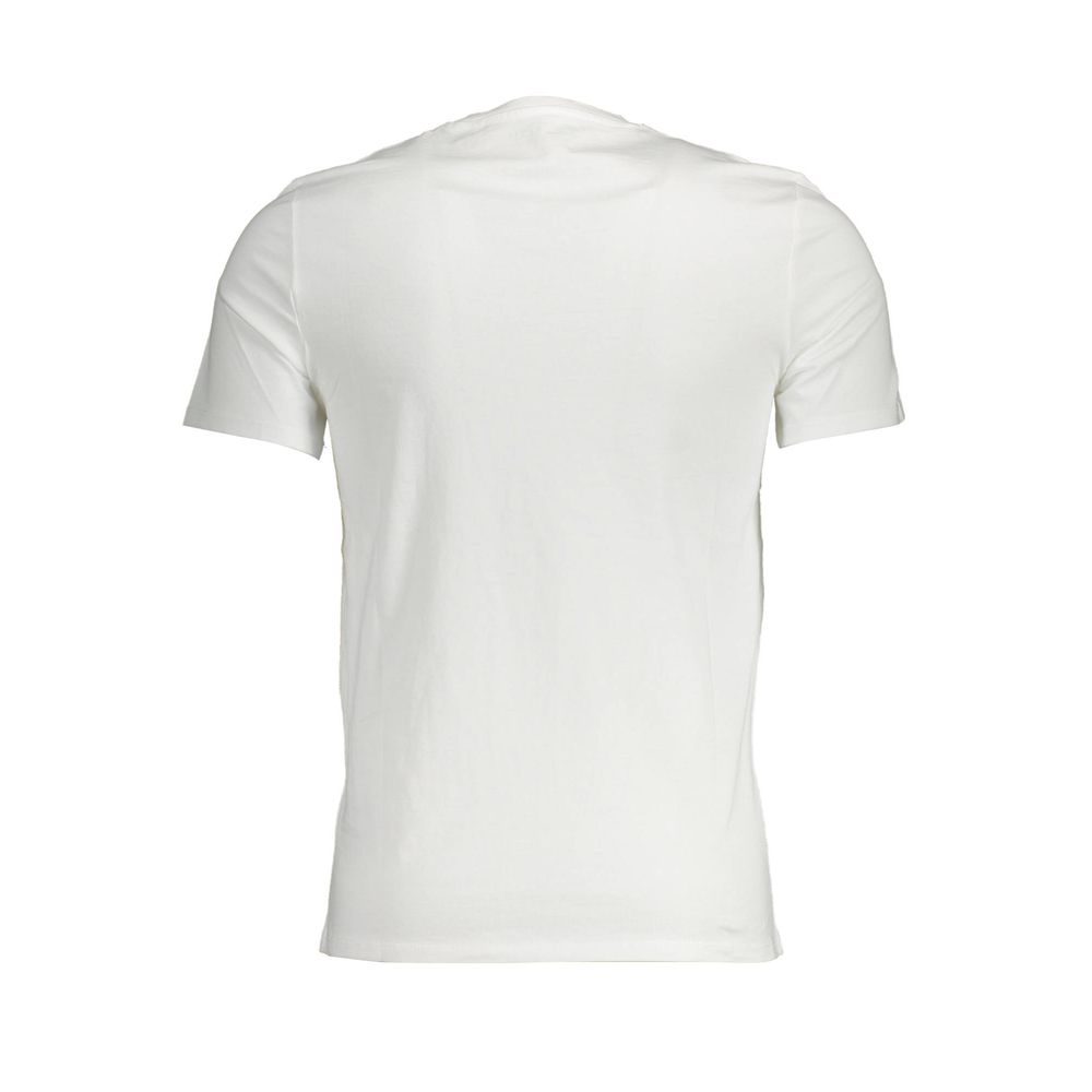 White Cotton Men T-Shirt