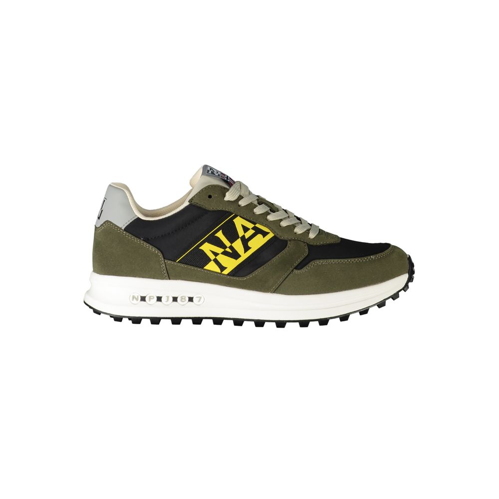 Green Polyester Sneaker