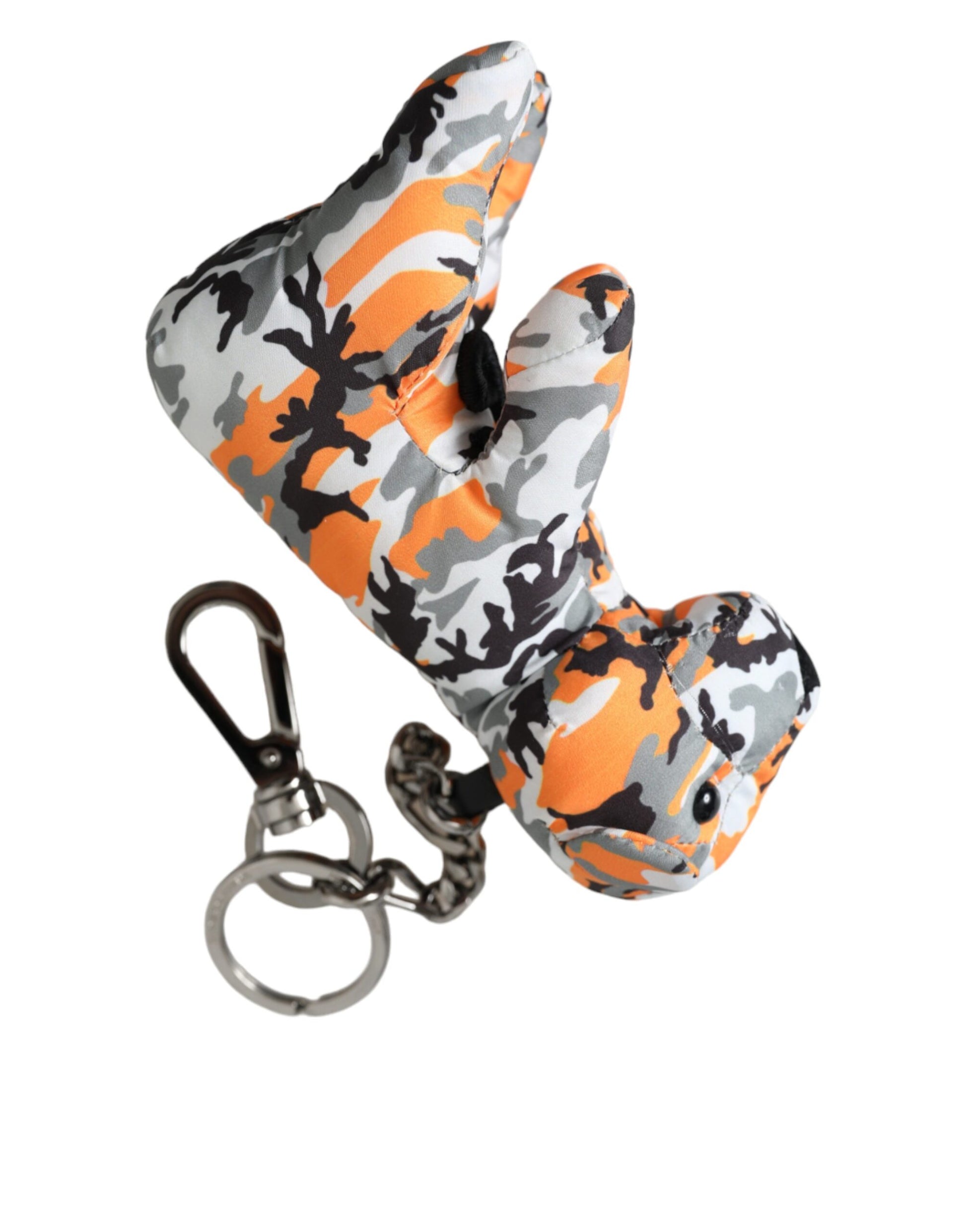 Multicolor Camouflage Animal Silhouette Keychain Keyring