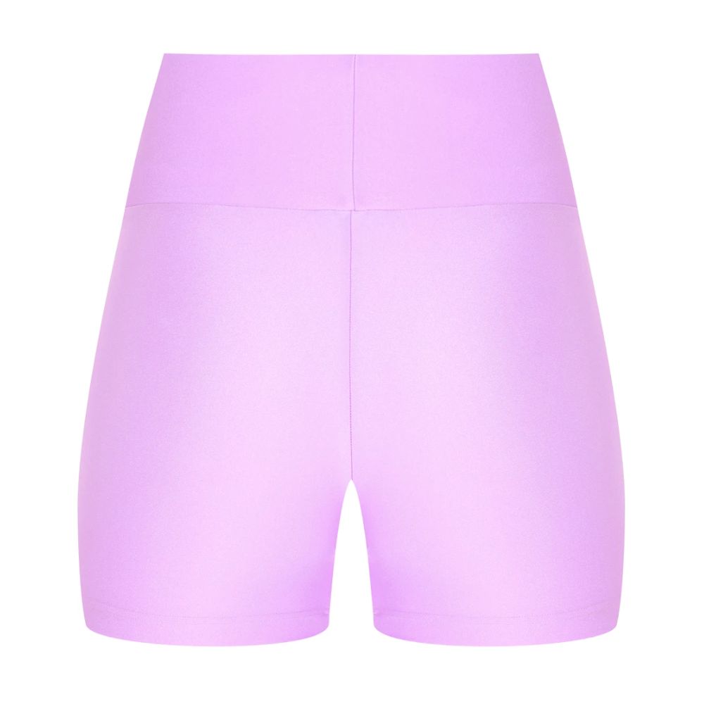 Purple Polyester Short