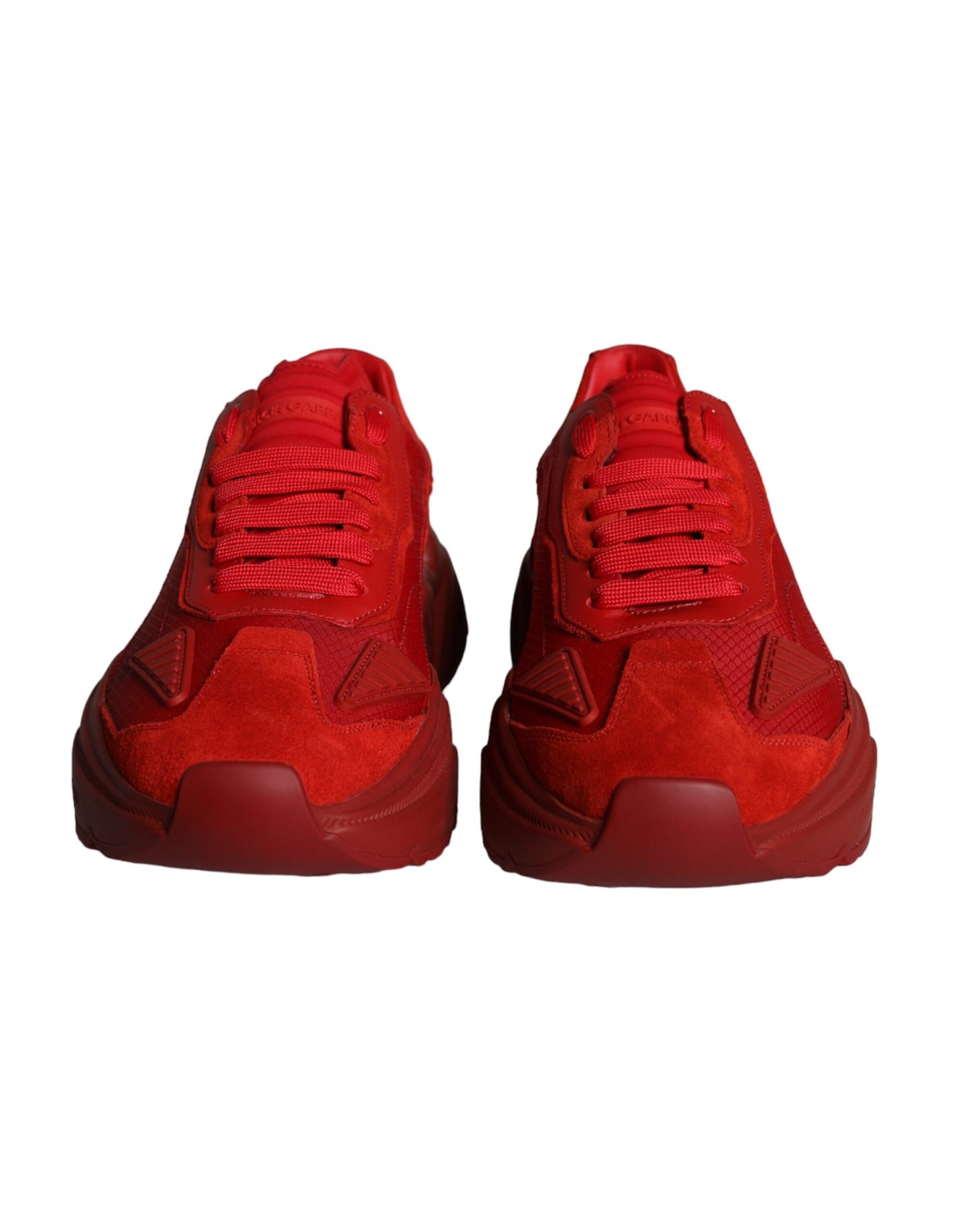 Red Leather Daymaster Low Top Sneakers Shoes