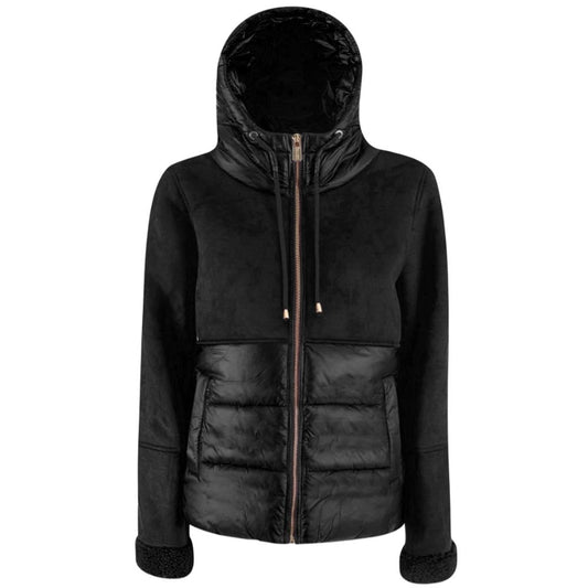 Black Nylon Women Jacket