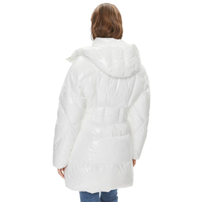 White Nylon Jackets & Coat