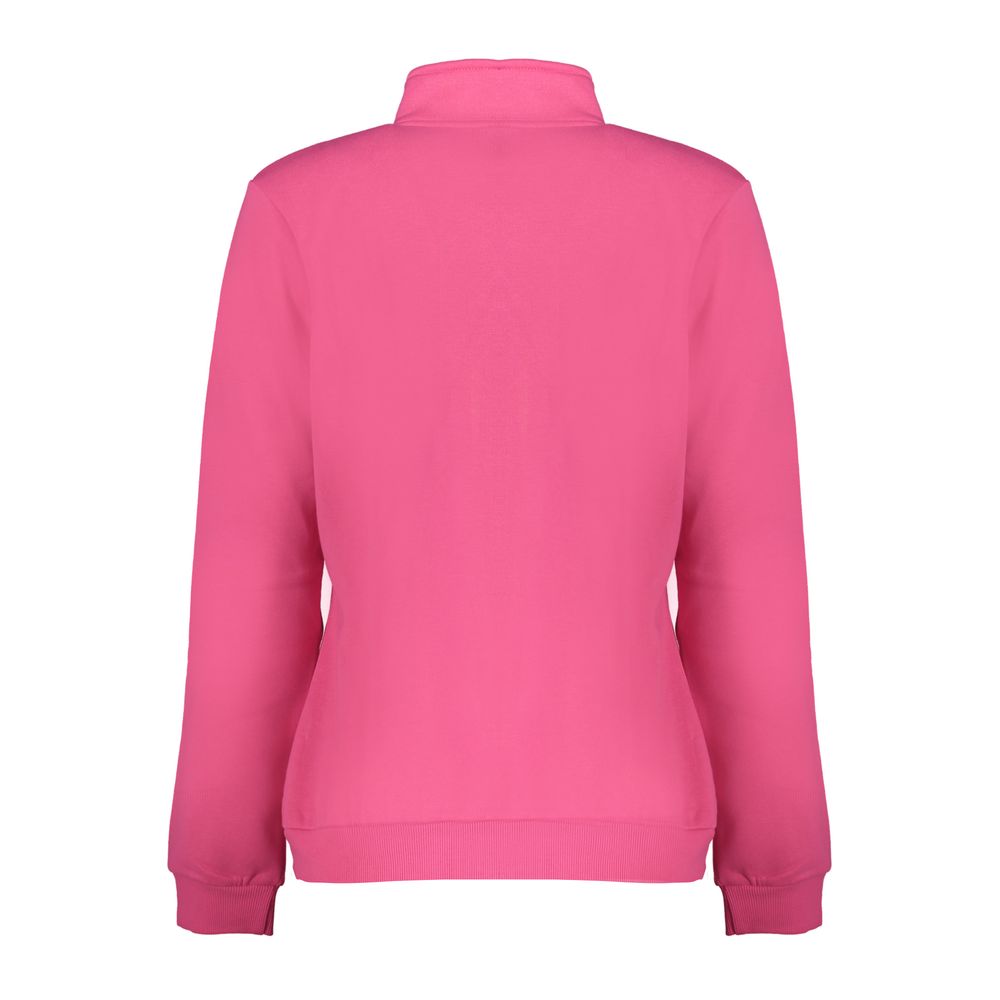 Pink Polyester Women Sweater