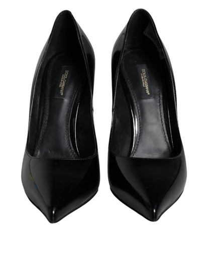 Black Patent Leather KATE Heels Pumps Shoes