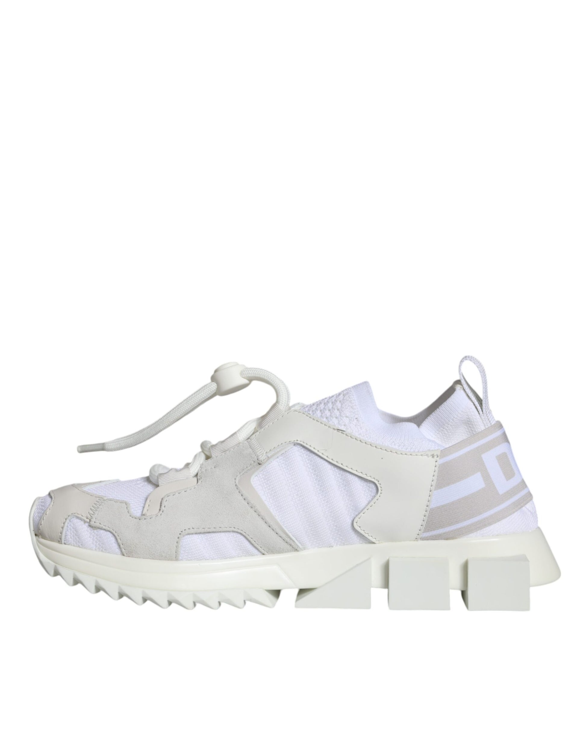 White Mesh Sorrento Trekking Sneakers Shoes