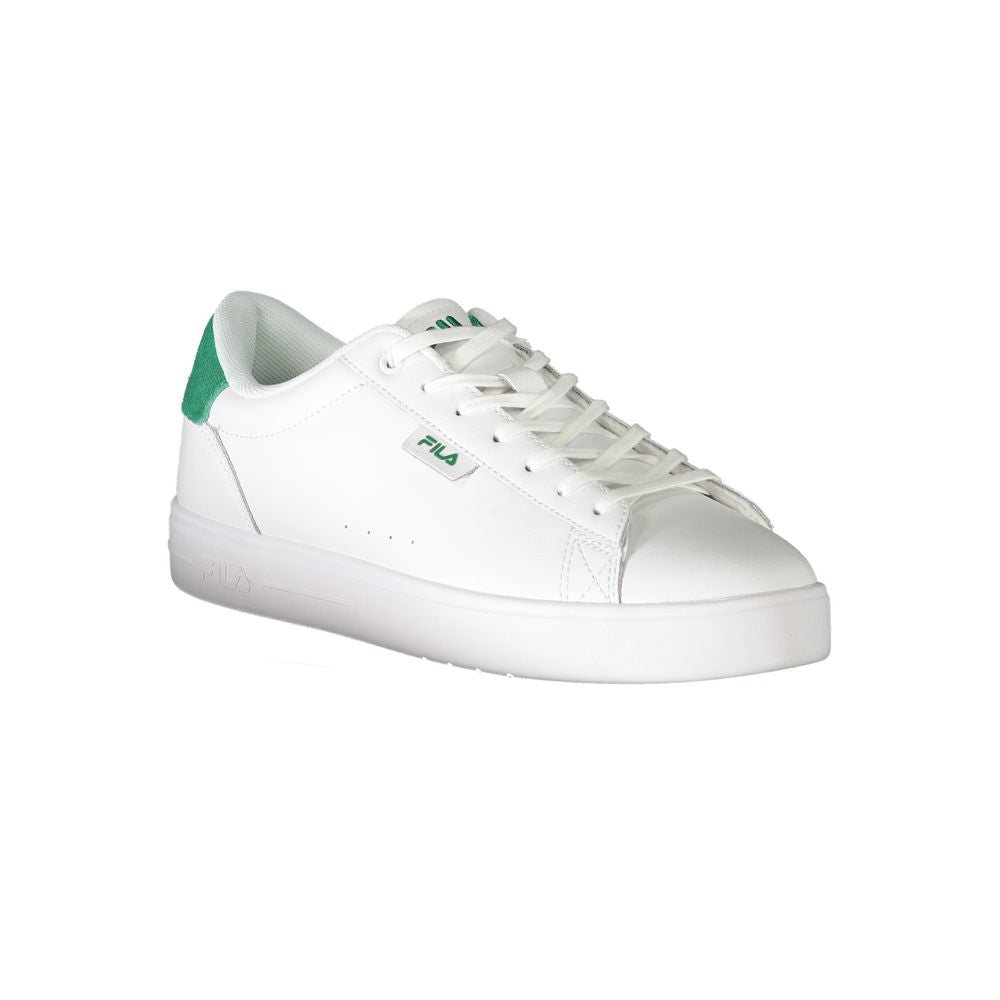 White Polyethylene Mens Sneaker