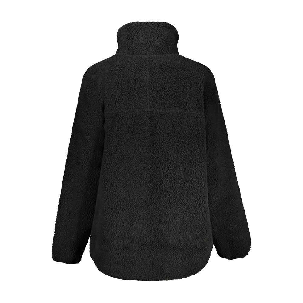 Black Polyester Women Jacket