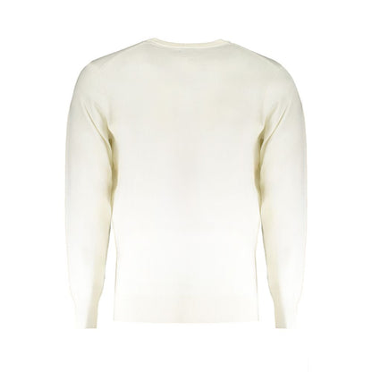 White Wool Mens Sweater