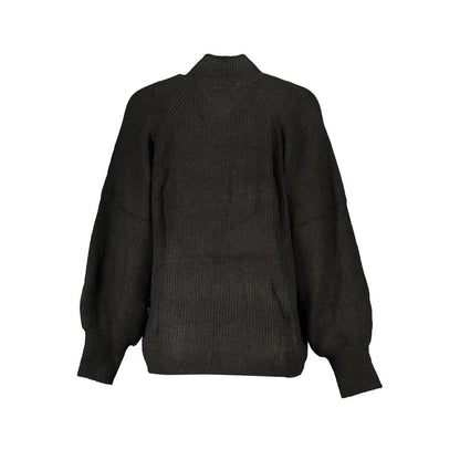 Black Polyester Sweater