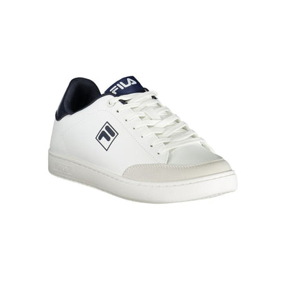 White Polyester Sneaker