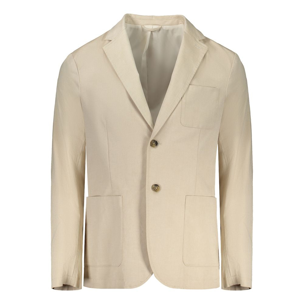 Beige Cotton Jacket