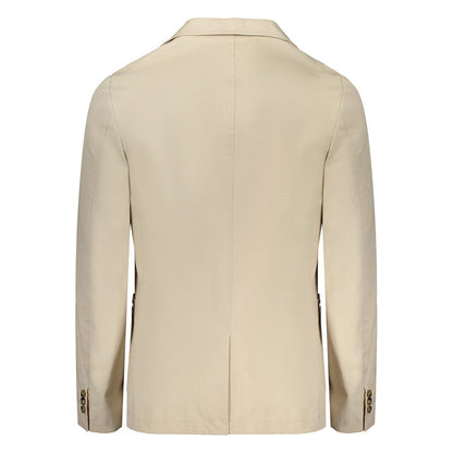 Beige Cotton Jacket