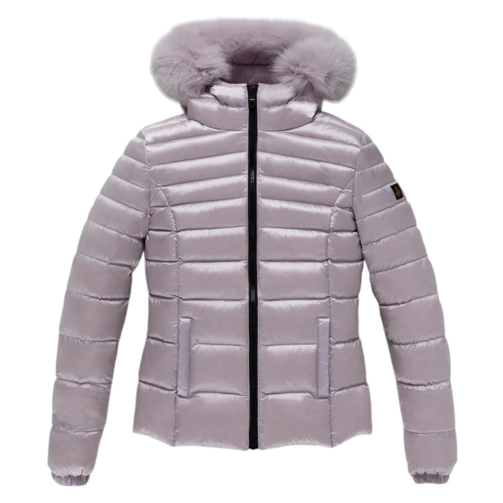 Purple Nylon Women Jacket