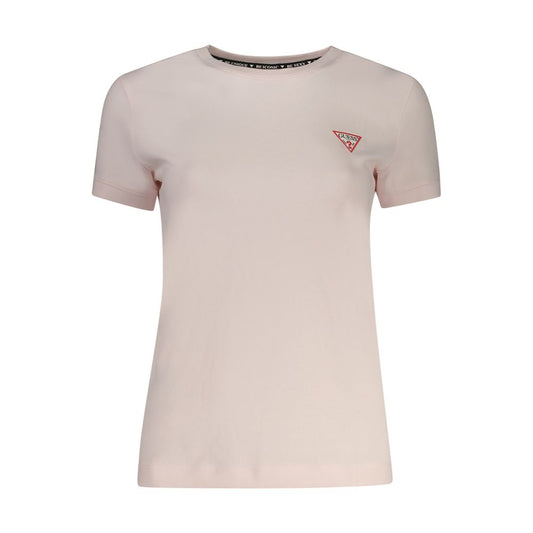 Pink Cotton Tops & T-Shirt