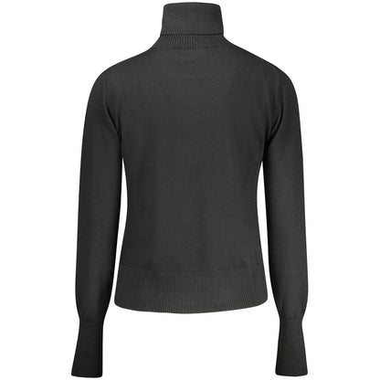 Black Polyester Sweater