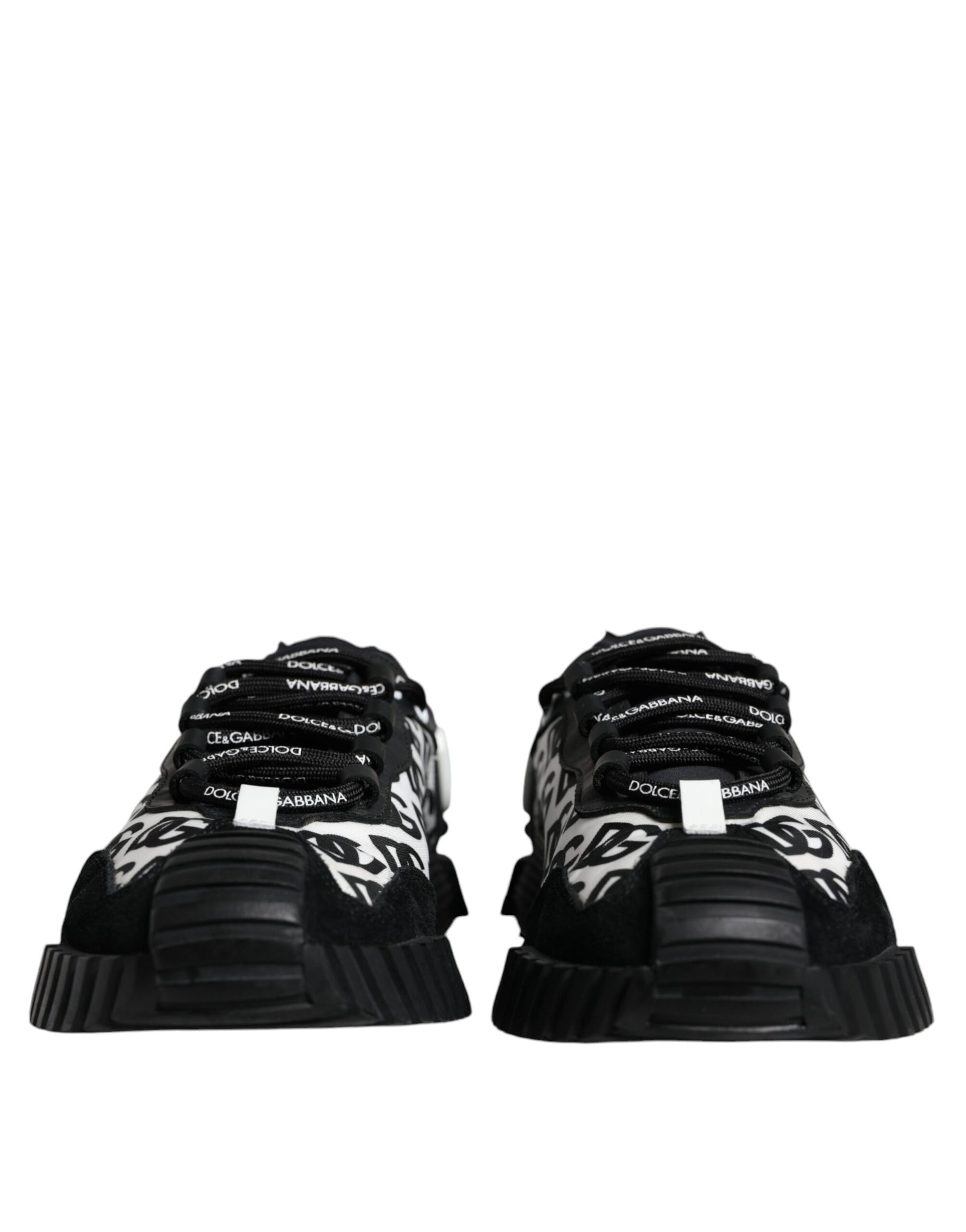 Black Logo Lace Up Low Top NS1 Sneakers Shoes