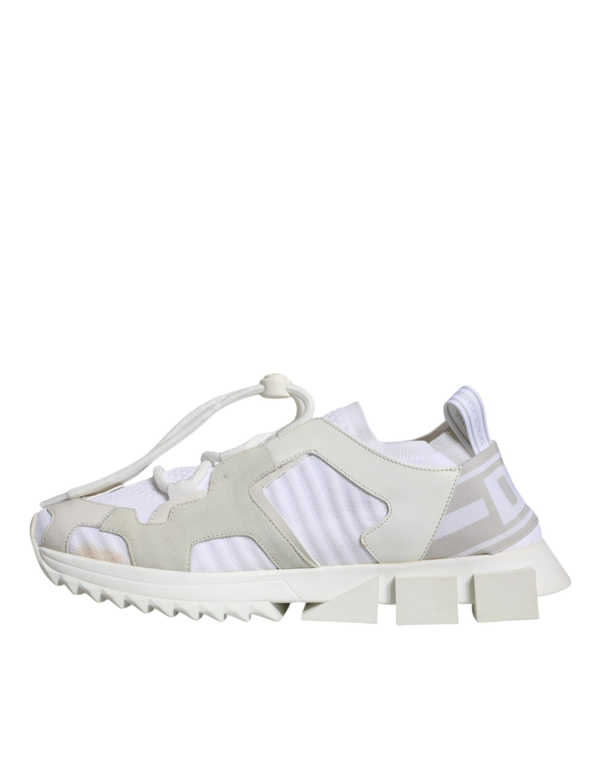 White Mesh Sorrento Trekking Sneakers Shoes