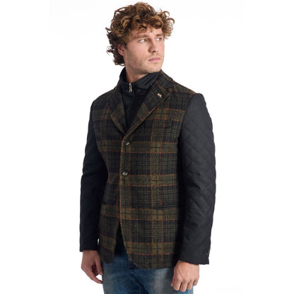 Brown Wool Men Jacket