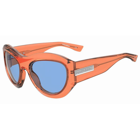 Orange Plastic Sunglasses