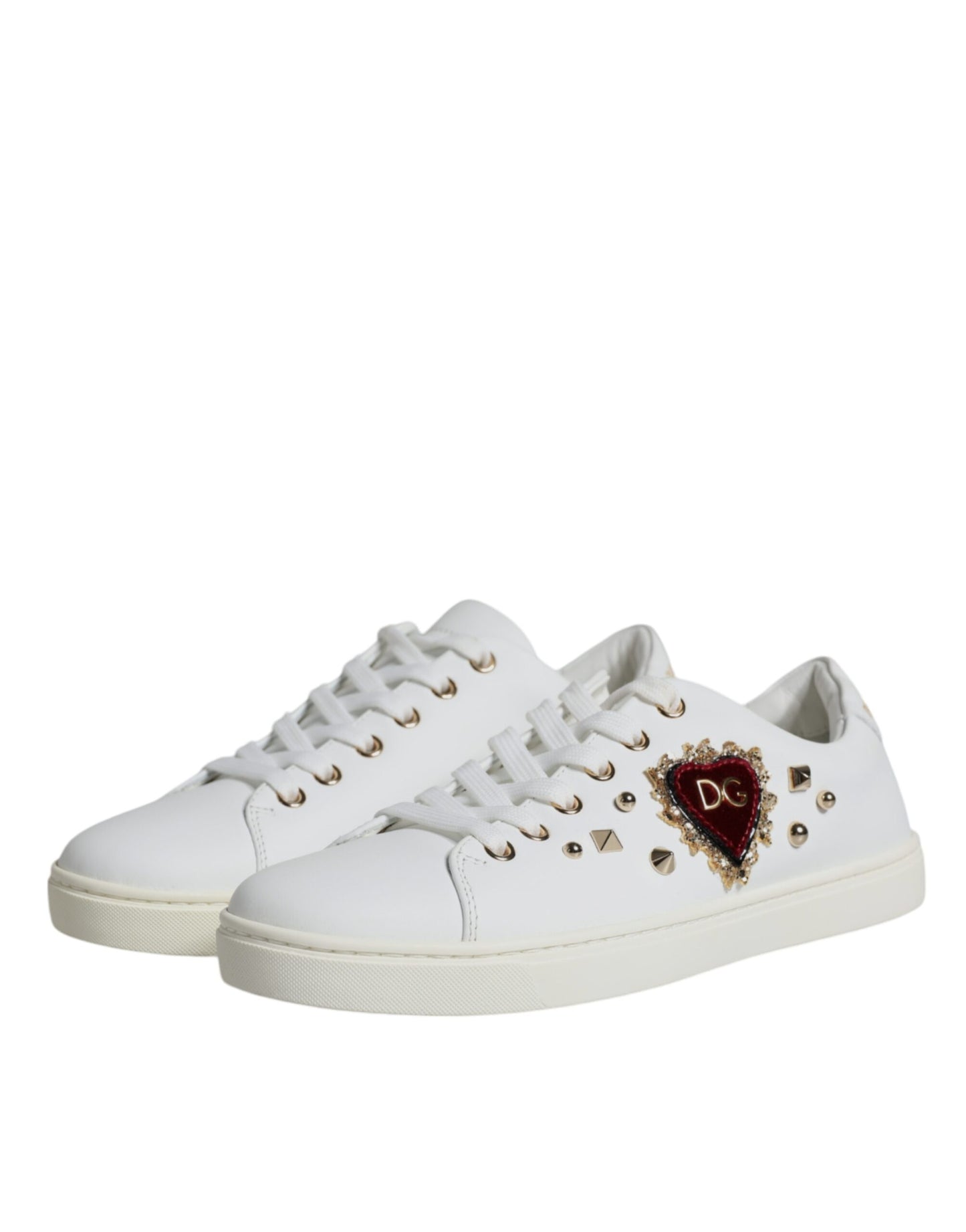 White Portofino Sacred Heart Sneakers Shoes