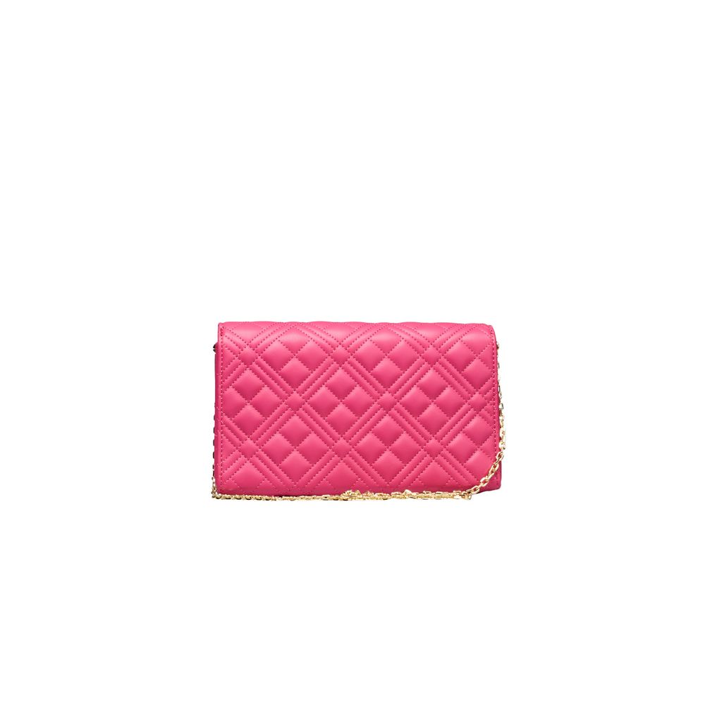 Fuchsia Polyethylene Women Crossbody