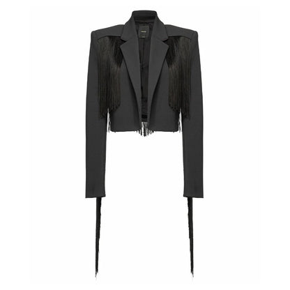 Black Polyester Suits & Blazer