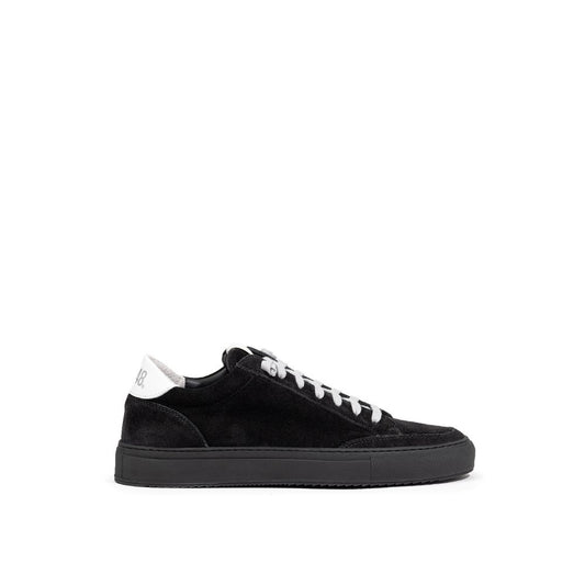 Black Leather Scamociata Sneaker