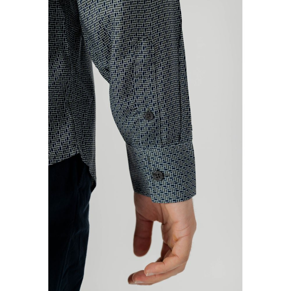 Gray Viscose Shirt