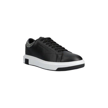 Black Polyester Sneaker