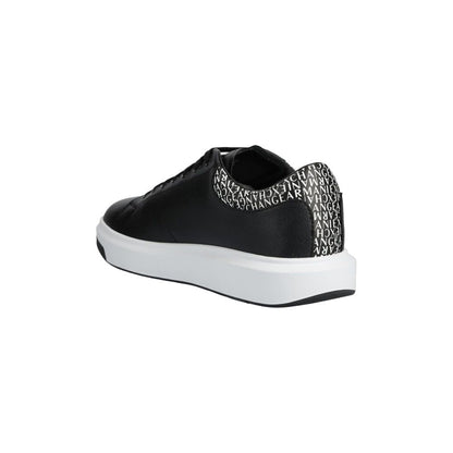 Black Polyester Sneaker