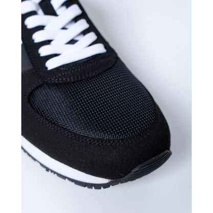 Black Polyester Sneaker