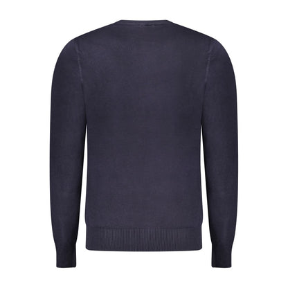 Blue Nylon Sweater