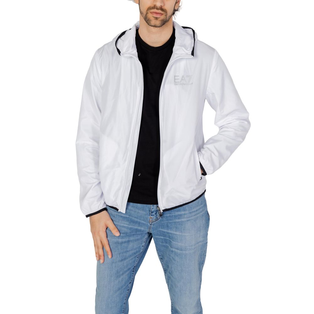 White Polyester Jacket