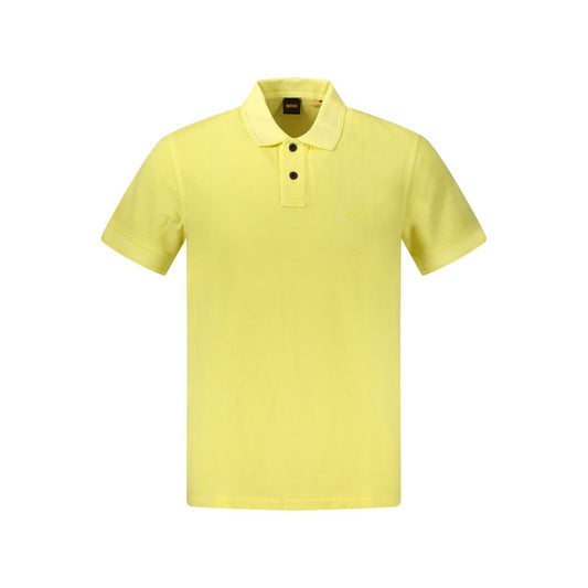 Yellow Cotton Polo Shirt