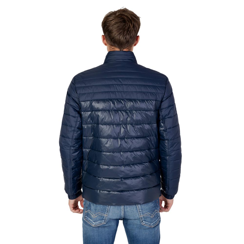 Blue Polyester Jacket