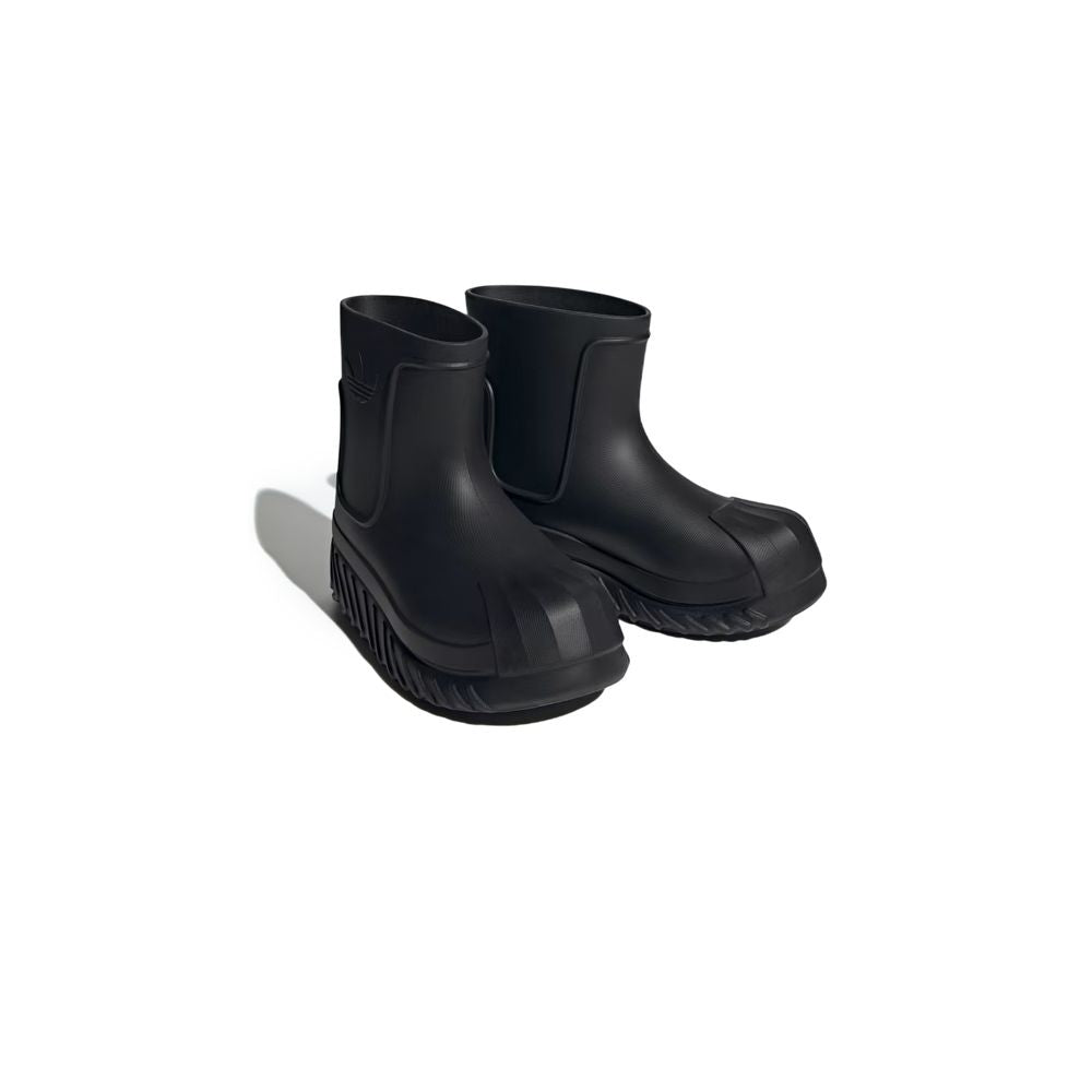 Black Synthetic Material Boot