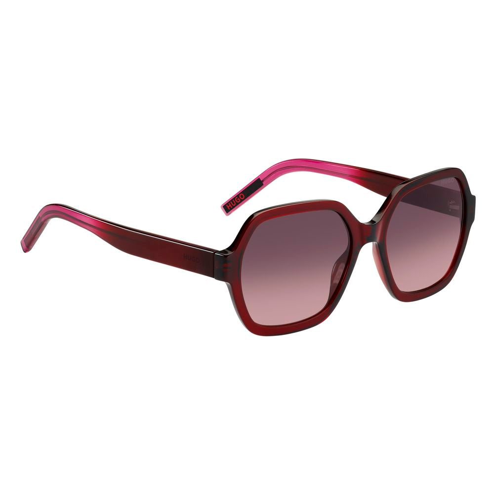 Red Acetate Sunglasses