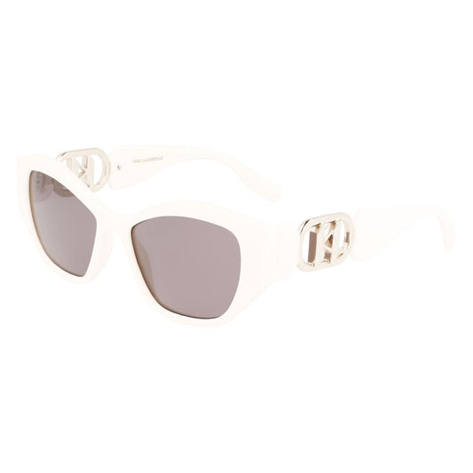 White Injected Sunglasses