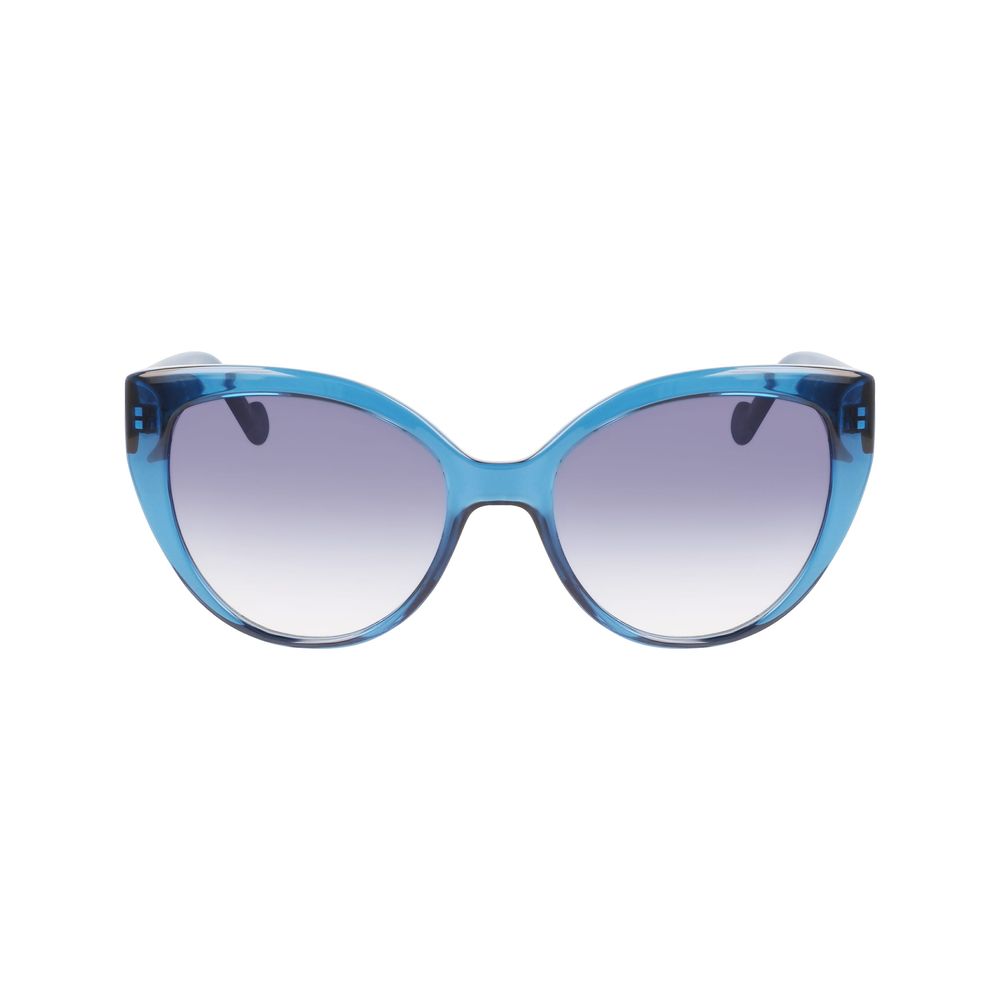 Blue Injected Sunglasses