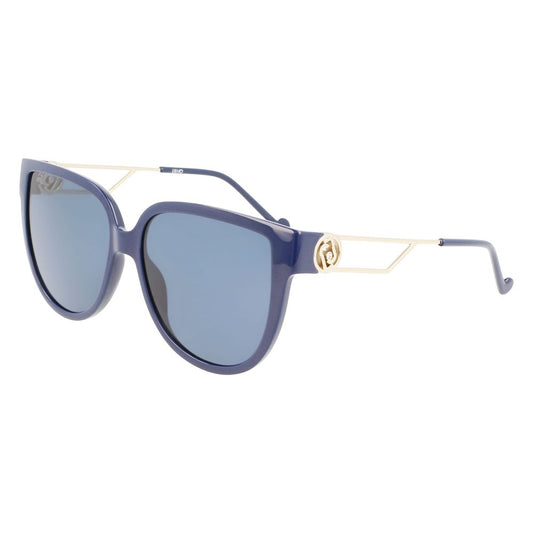 Blue Injected Sunglasses