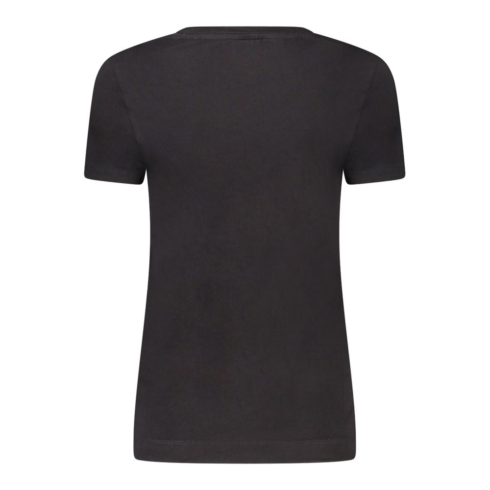 Black Cotton Tops & T-Shirt