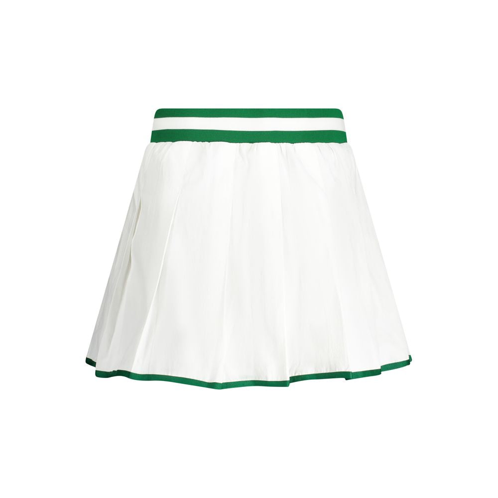 White Polyester Skirt