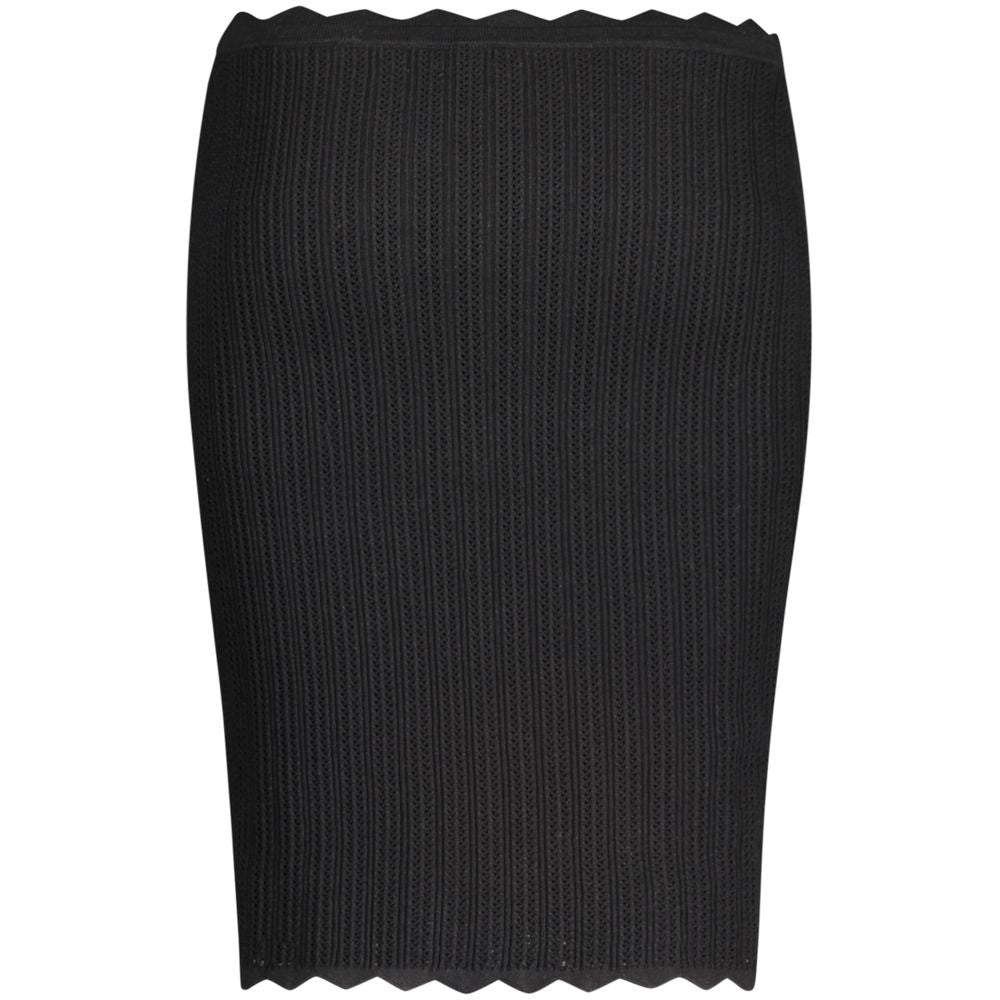 Black Viscose Skirt